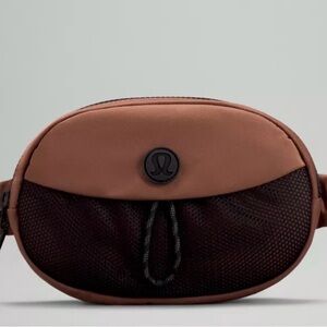 lululemon athletica Tan and Black Belt Bag